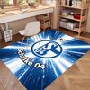 FC Schalke 04 Print Rug, Washable Floor Carpet, For Entryway Dorm Laundry Room Office Study, Home Decor Birthday Christmas Gift