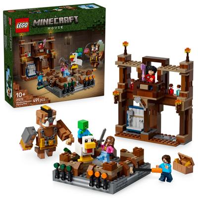 LEGO Minecraft Forest Western Mansion Arena Room Toy Toy Block 101112 Juego de artículos de Minecraft para escuela primaria 21272