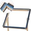 1pc Heavy-Duty Non-Slip Grip Embellished Surface - Wooden Gripper Strip with Punch Needle Frames, Sewing & Quilting Accessory