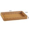 Cesto portaoggetti in imitazione rattan