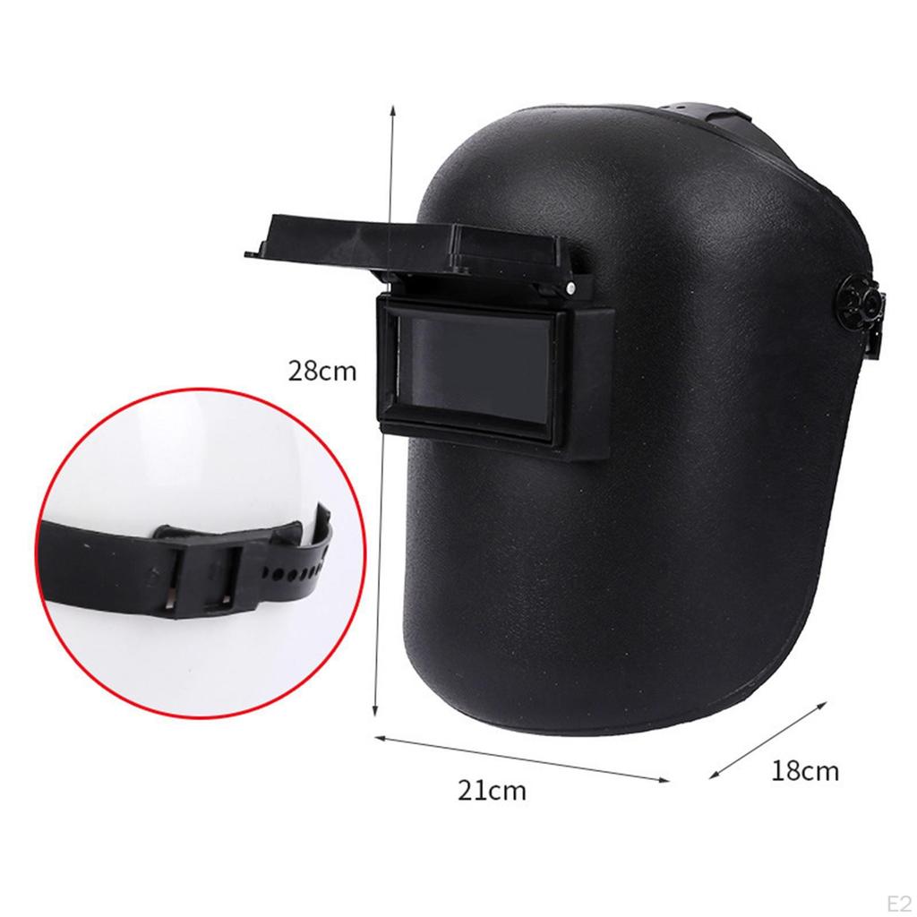 Flip up Welding Face Cover Auto Darkening and Clear Lens Multipurpose Ergonomic for Mechanical