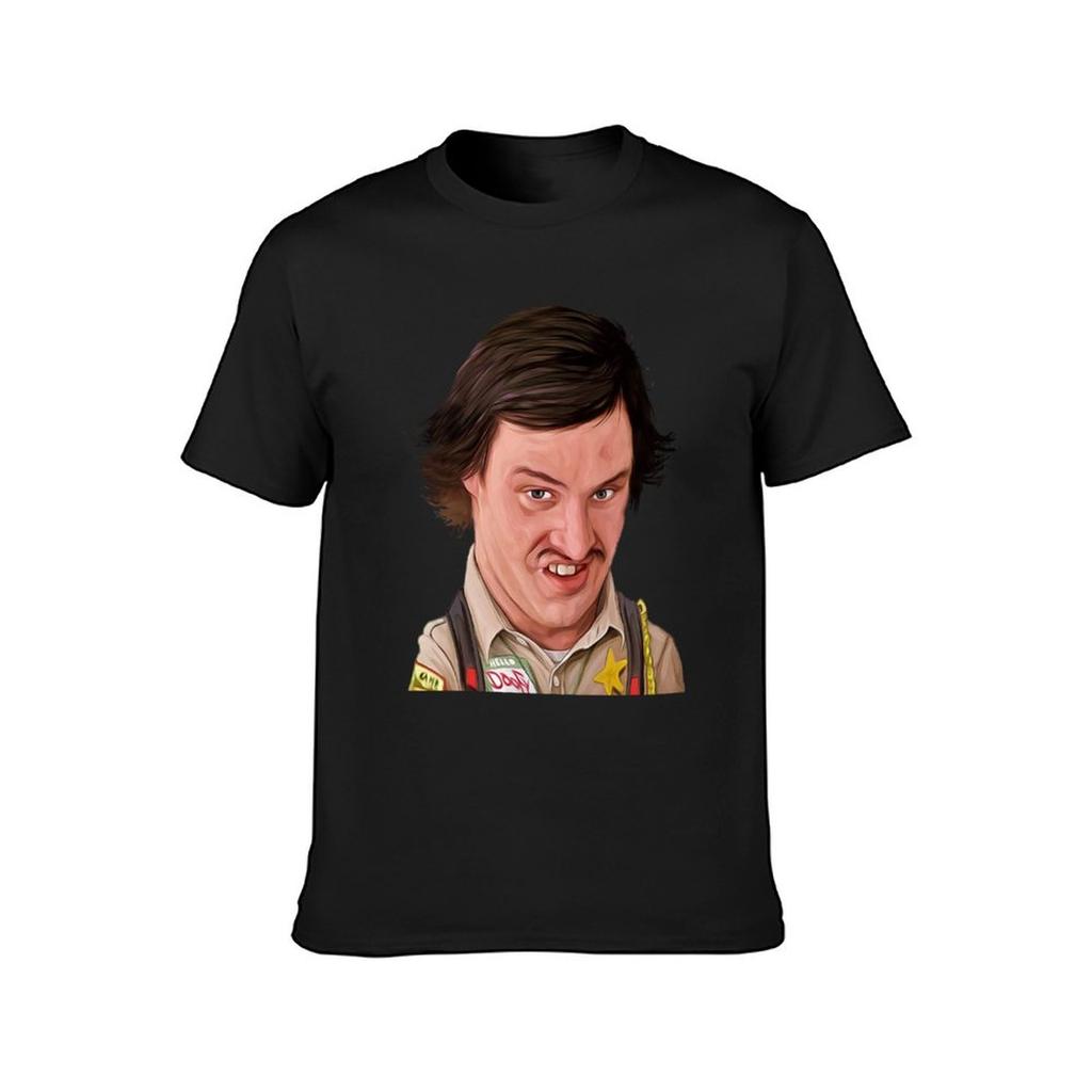 Scary Movie Officer Doofy T-Shirt Shirts Graphic Tees Anime Aesthetic Clothing Sublime Mens T Shirt Graphic