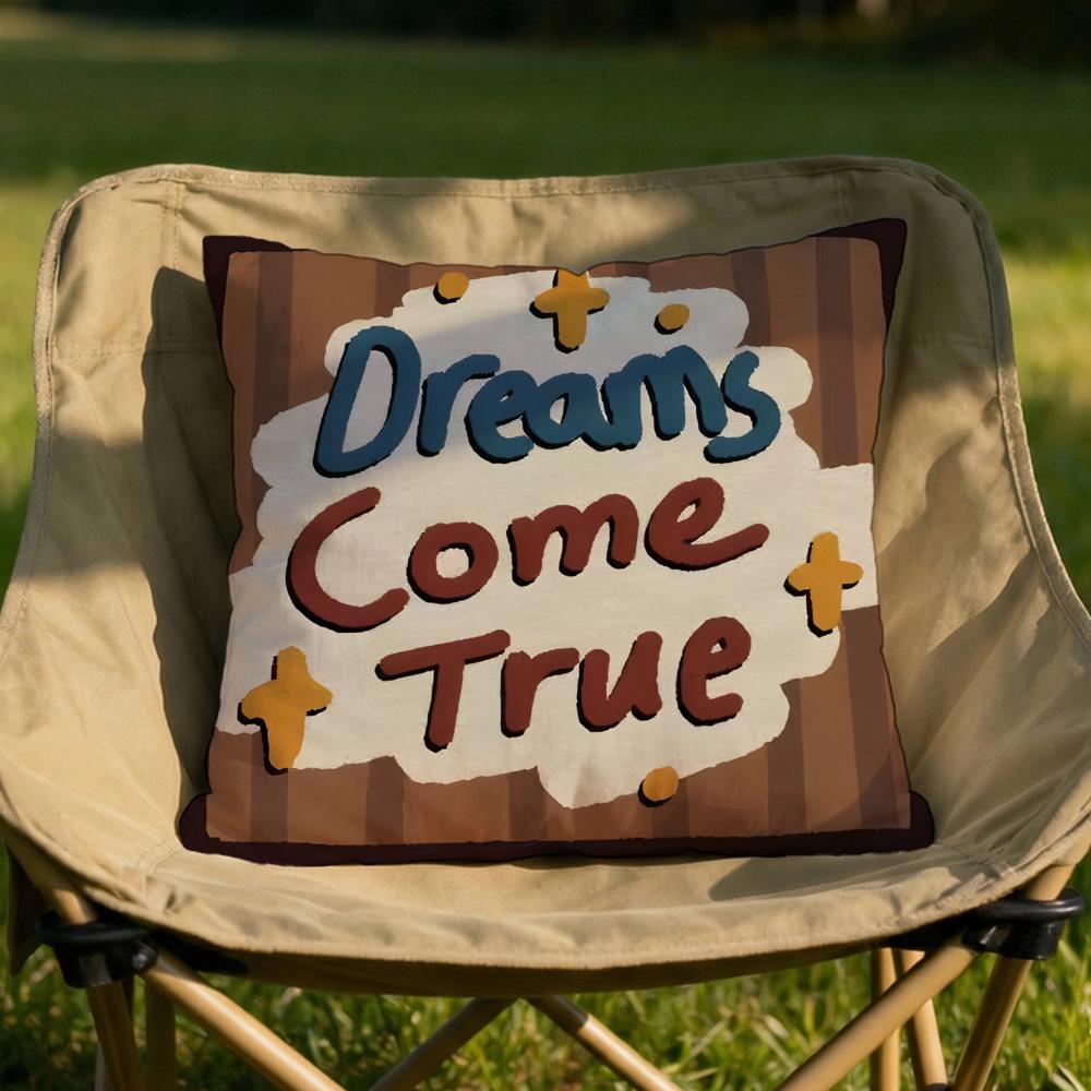 Sweet Chocolate Cube Block Cushion Cover Soft Reversible Durable Pillow Cover MultiScene Use for Home Car Daily Comfort