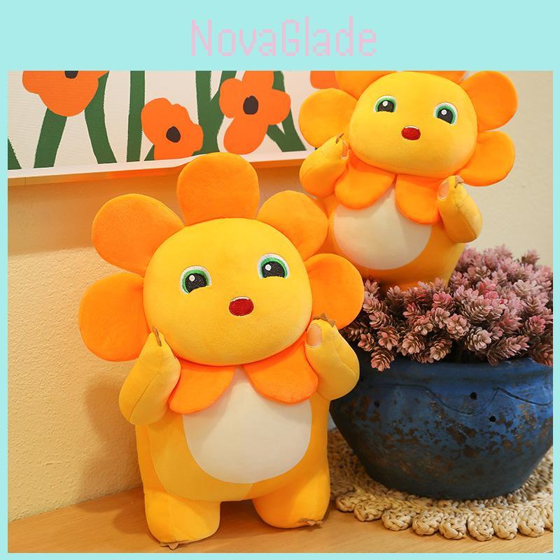 Sunflower Little Milk Dragon Plush Toy With Soft Short Pile For Kids And Babies