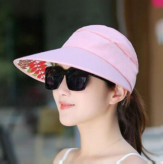 Korean Style Women's UV Protection Foldable Sun Hat - Outdoor & Travel Casual Hat