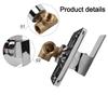 Modern Black Wall Mounted Hot and Cold Water Mixing Valve for Bathroom