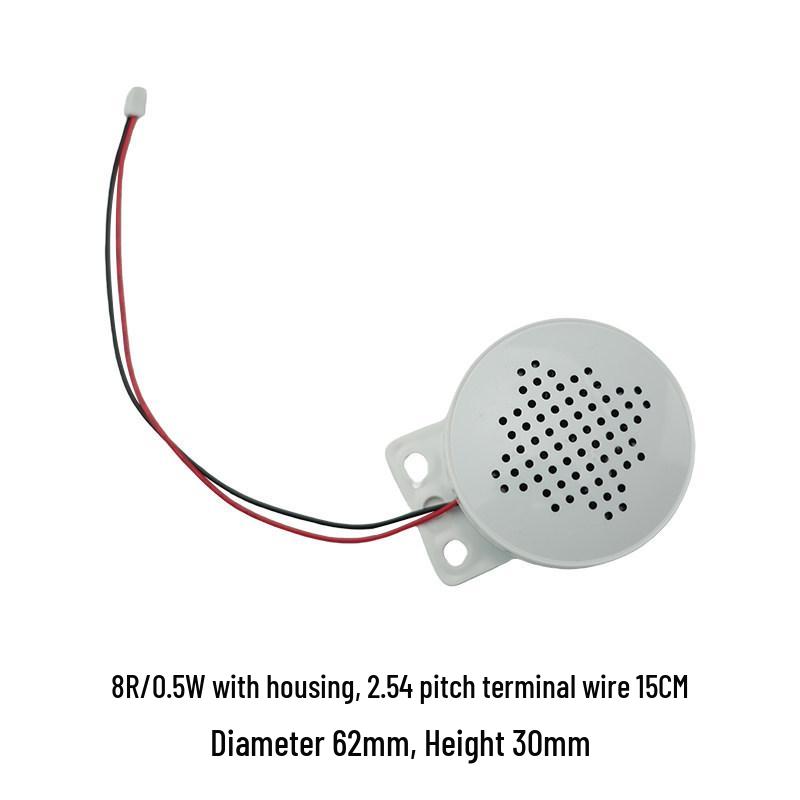 57mm DIY Loudspeaker, 0.5-5W, 8 Ohms, Audio Amplifier Accessory