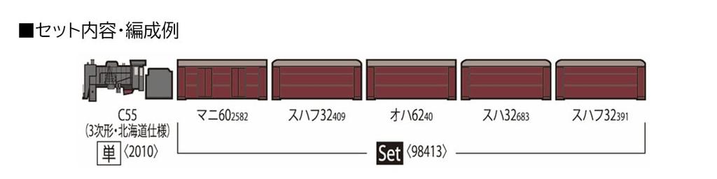 TOMIX N Gauge JNR Old Passenger Car Soya Main Line Local Train Set 98413 Railway Model Passenger Car
