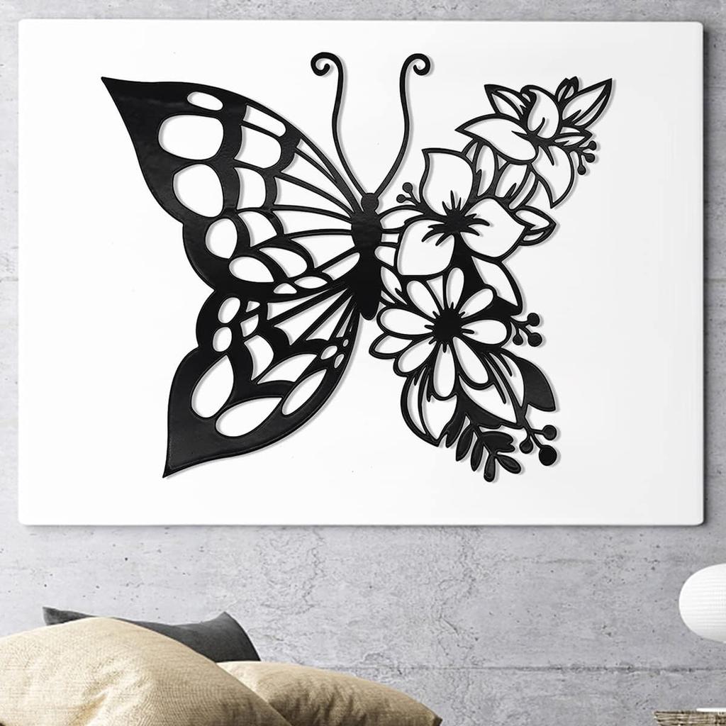 Rummy Wall Art Elegant Metal Wall Decoration Modern Metal Silhouette Easy Installation Decoration For For Bedroom Garden Garden Factors