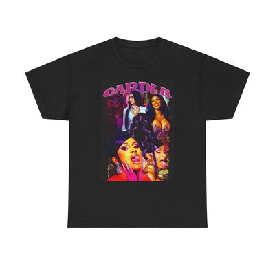 Cardi B Grafik Tişört Giyim MARKA YENİ Unisex Ağır Pamuklu Tişört