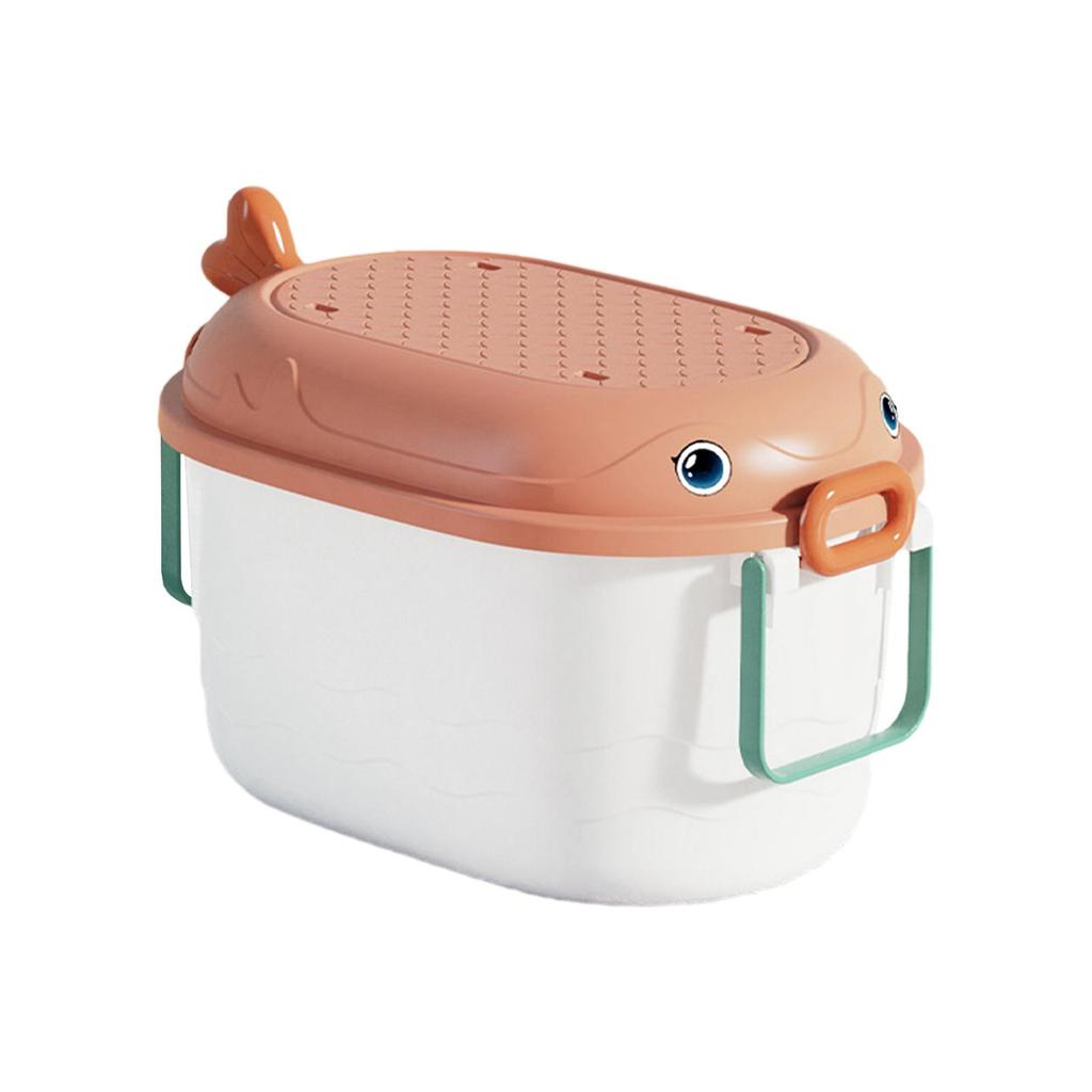 Household Toy Storage Organizer Box with Wheels Home Organization Baby Clothes Case Kids