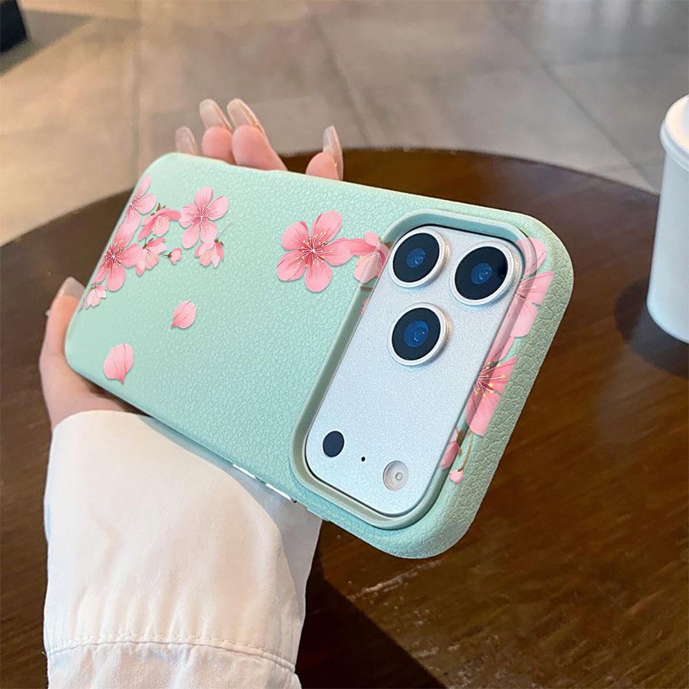 Pink Peach Blossoms Phone Case For iPhone 16 Pro Case iPhone 13 15 11 12 14 Pro Max 16e 15 Plus 17 Air Shockproof Cover