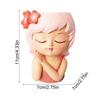 Vaso Fioriera 3D per Ragazze Fate Pianta Succulenta Contenitore Fiorito per Caffetteria Cucina Salotto Camera da Letto Giardino di Casa Decorazione Fioriera