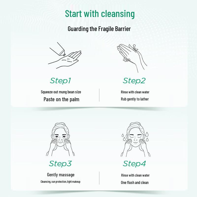 Run Bai Yan Barrier Repair Cleansing Milk