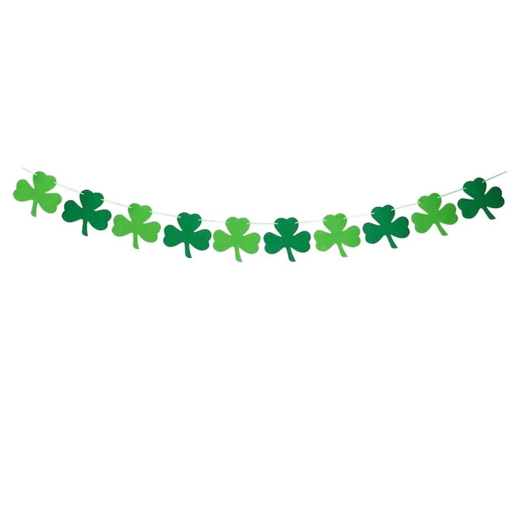 St. Patricks Day Karneval Party irische Feiertagsdekoration Flagge Fahne Blume