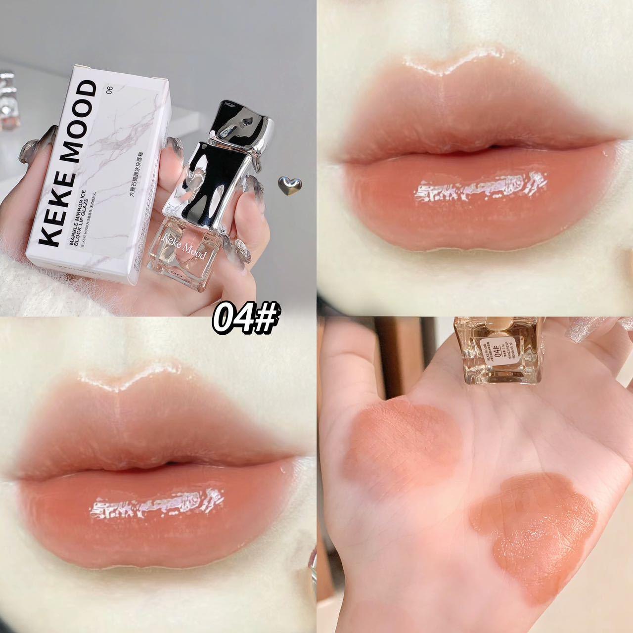 

Новая Тайская помада с молоком, кофе, мягкий туман, кубик льда, глазурь для губ, желе для губ, женская нестандартная помада, блеск для губ, грязевой блеск для губ 2.5g