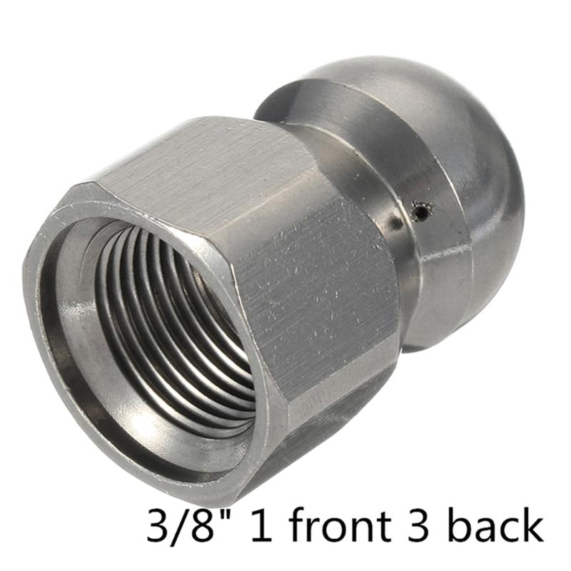 High Pressure Washer  Pipe Spray Nozzle, Spray Nozzle, Nose Pressure, Drain Pipe,1 / 8  1/4 3 / 8 BSP Female Thread