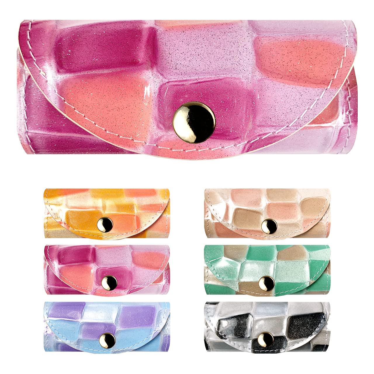 

Key case for 4 genuine smart key mini key 4 rows of key stained purple [leo&aoi] women, rows, leather, key, tri-fold, leather, cowhide, holder, key, фіолетовий
