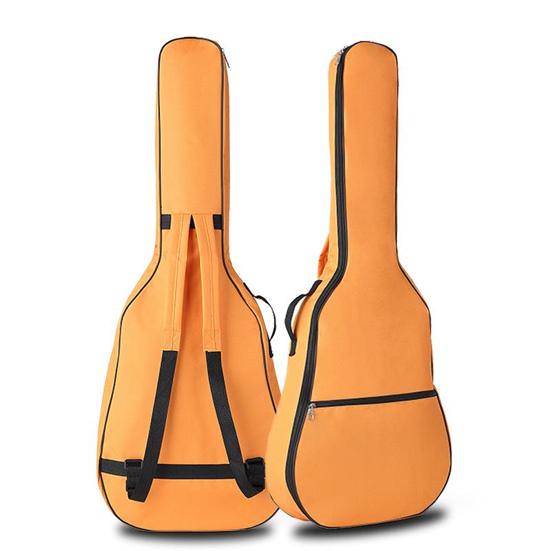 40-41 İnç Akustik Gitarlar İçin Çift Omuz Askılı 5mm Kalınlıkta Pamuklu Gitar Çantası