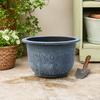 Large Plant Pot, Retro Flowerpot with Drainage Hole, Fruit Tree Water Lily Planter for Indoor Outdoor Plants Patio Garden Decor