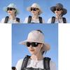 Outdoor Ice Silk Sun Hat With Wide Brim For Summer Beach Water Sports