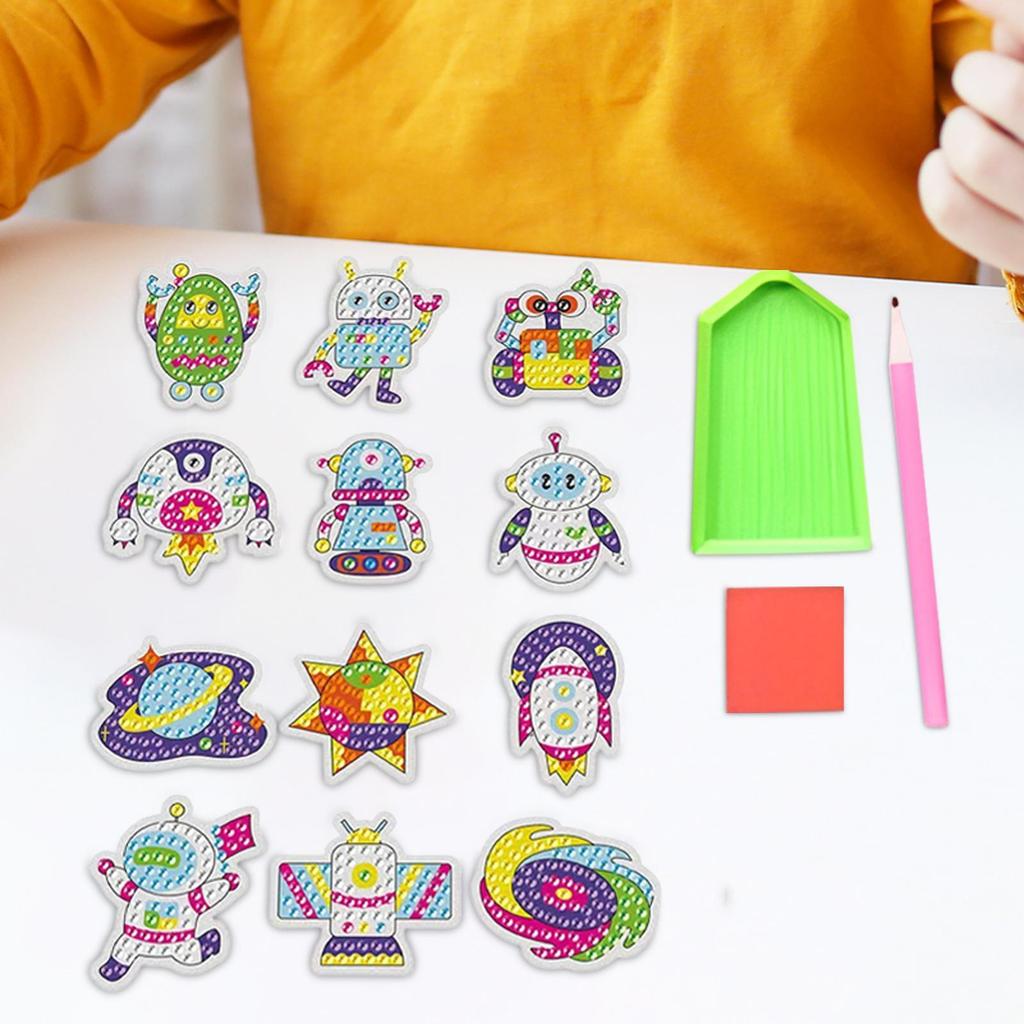 Gem Painting Creative Gem Art Paint By Number Kits Toys Crafts Accessories Arts Mosaic For Beginners Kids Girls Boys Party