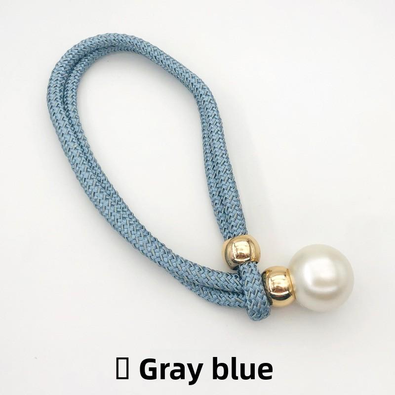 Large Pearl Curtain Binding Straps Binding RopesDecorative Tie Straps Curtain BucklesAdjustable Folding Tie Straps