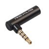 1/2/5Pcs 3.5mm Jack Right Angle Audio Adapter Plug Male To Female Jack 90 Degree AUX Adapter 1/8 TRRS Stereo Headphone ConnectorGood product