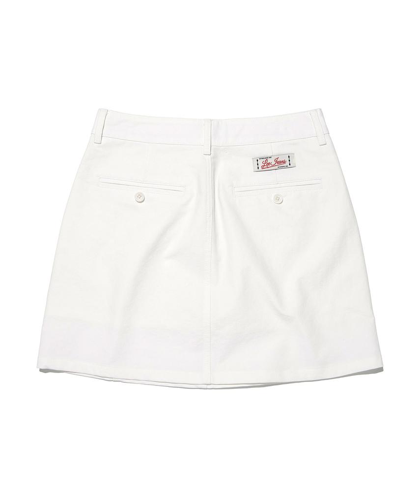 Lee Women'S Cotton Mini Skirt Ivory