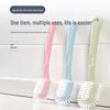 Five-Sided Stiff Bristle Shoe Brush: Gentle, Damage-Free Cleaning Tool for Shoes & Clothes.