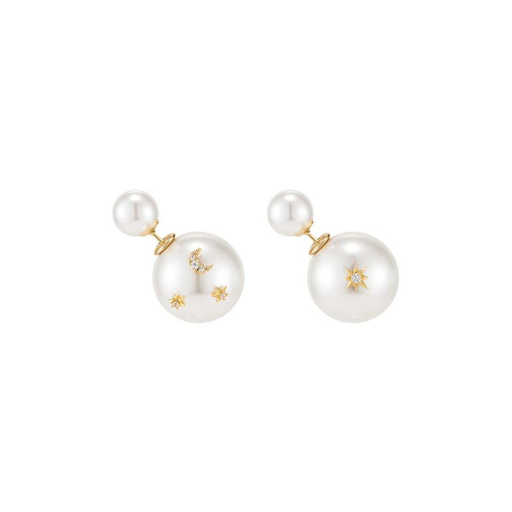 Mignon Double Pearl Post Earring_Ec1686