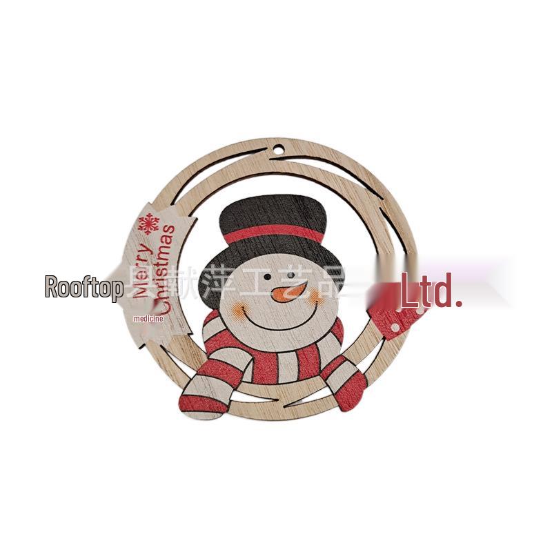 2024 Wooden Christmas Tree Desktop & Hanging Ornaments