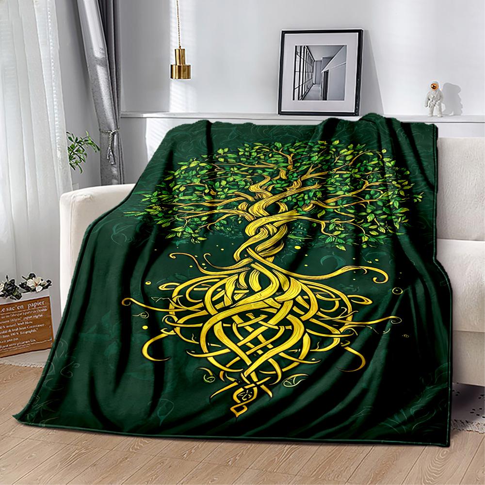 Gothic Style Blanket Soft Warm Cozy Suitable for Seaside Chair Office Four Seasons Universal Stylish Decor Suitable for Gifting Relatives and Friends