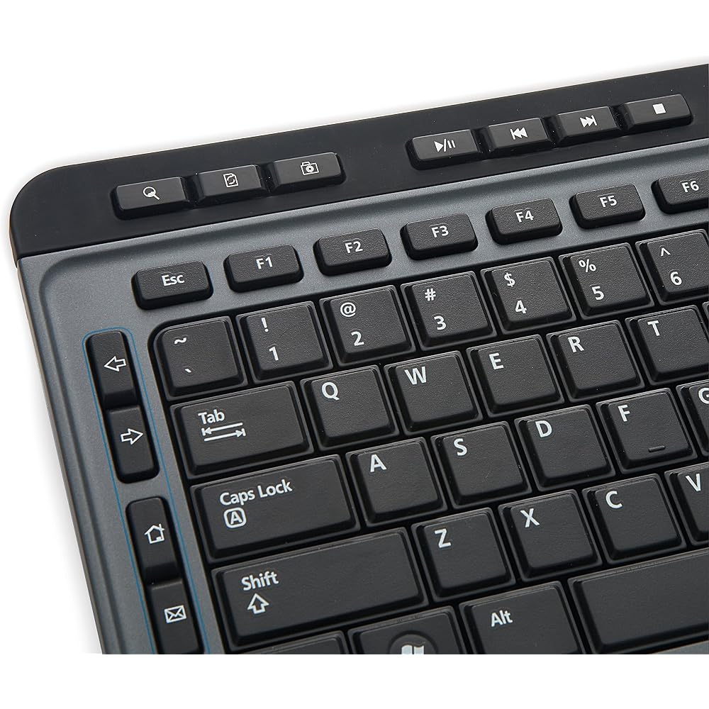 Verbatim Wireless Multimedia Keyboard and 6-Button Mouse Combo - 2.4GHz with Nano Receiver - Mac & PC Compatible - Black 141