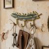 Feather Hook, Cast Iron Wall Decoration Hooks, Vintage Style Waterproof Rust-Resistant Hanger, for Entrance Hall Bedroom