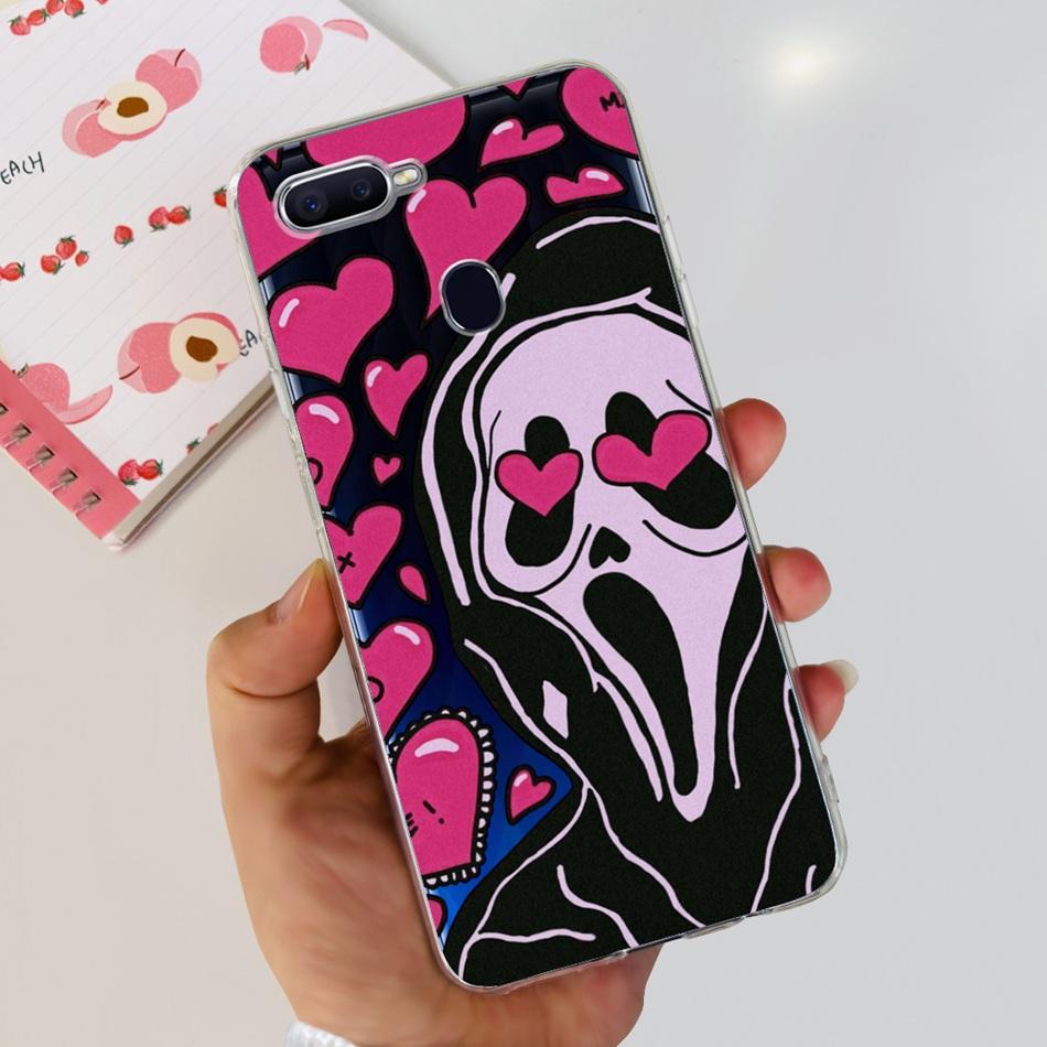 For OPPO F9 Phone Case Oppo F9 Pro F 9 F9Pro CPH1823 CPH1881 CPH1825 Elegant Printing Soft Silicone TPU Back Cover