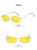 Korean Fashion Retro Square Sunglasses 182 – Versatile Ocean Lens Street Style