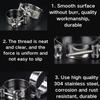 New 304 Stainless Steel Hose Clamps T Bolt Powerful Pipe Clip Tube Clamps