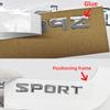 3D ABS Car Letter Logo Sticker Tail Bumper Badge Auto Rear Trunk Emblem Decals Accessories For Lexus SUPER SPORT HYBRID