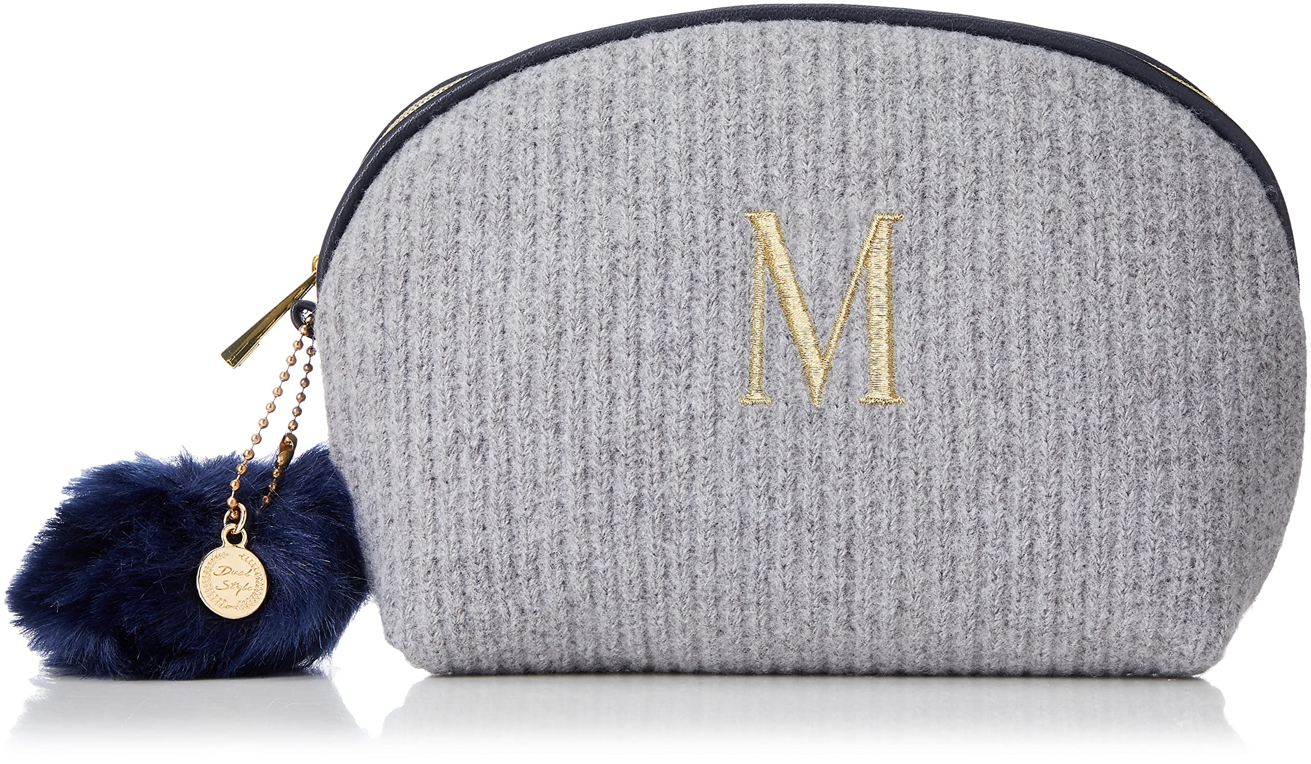 

Global Arrow Tricot Initial Round Pouch GYM Size: Approx. W21.5 D6 H13 D19-1918