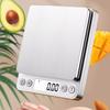 3000g Capacity Digital Kitchen Scale Stainless Steel Coffee Balance Scale  For Diet Tracking