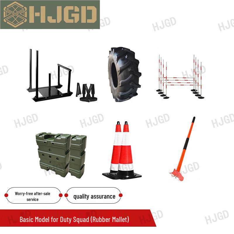 HJGD Outdoor Training Rubber Hammer