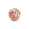 Hollow Weave Eternity Symbol Charm Women Charm Rose-Gold 788824C01