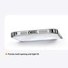 SULADA For iPhone 14 Case Electroplating Ultra Clear Soft TPU Phone Cover with PU Wrist Strap