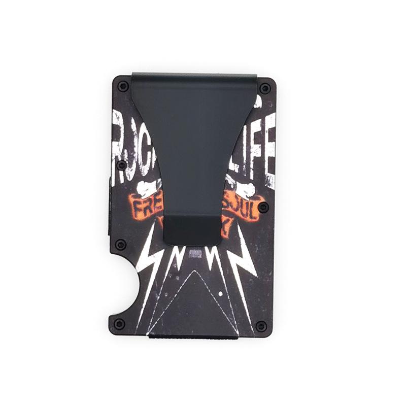 New RFID Blocking Carbon Fiber Wallet with Money Clip