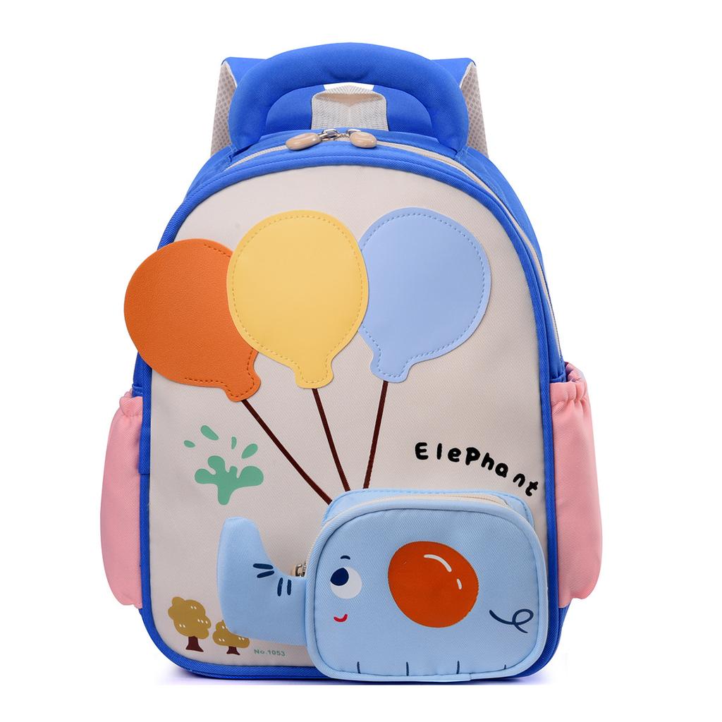 Schoolbag new children's bag cute baby elephant kindergarten schoolbag cartoon lightweight boys and girls backpack large capacity backpack