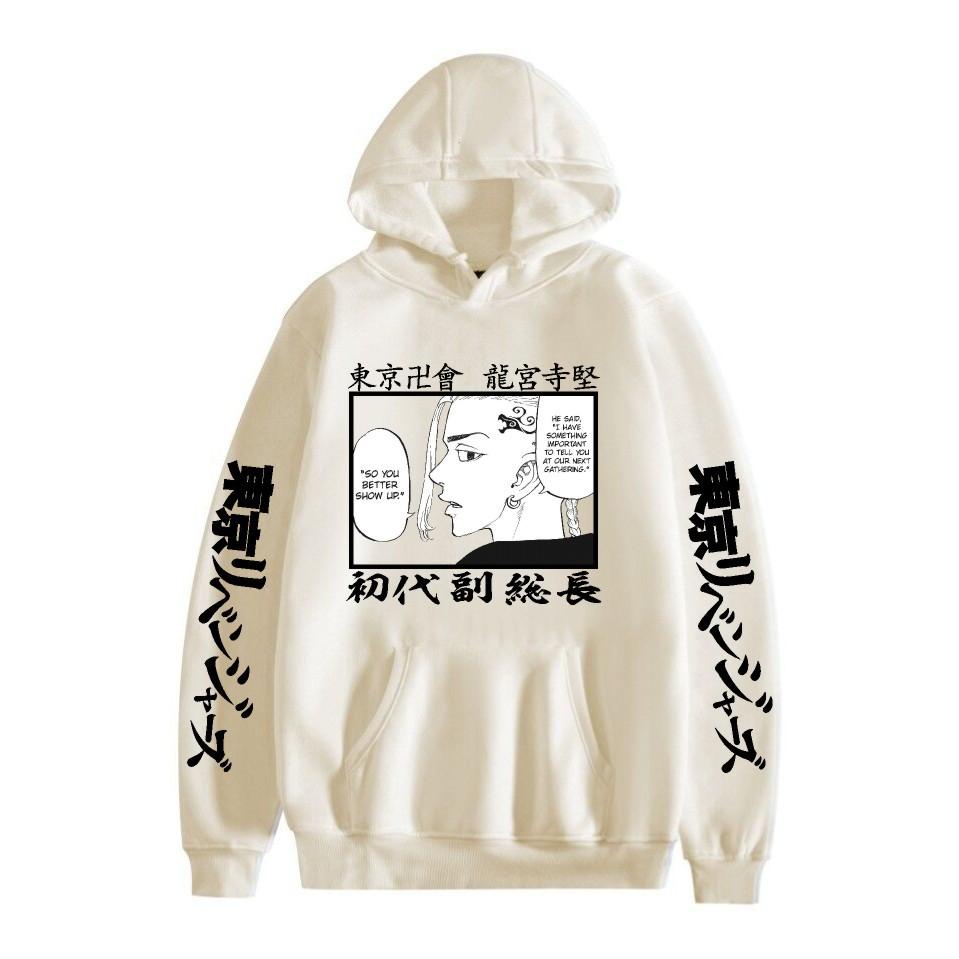 New Anime Print Fashion Casual Hooded Sweater