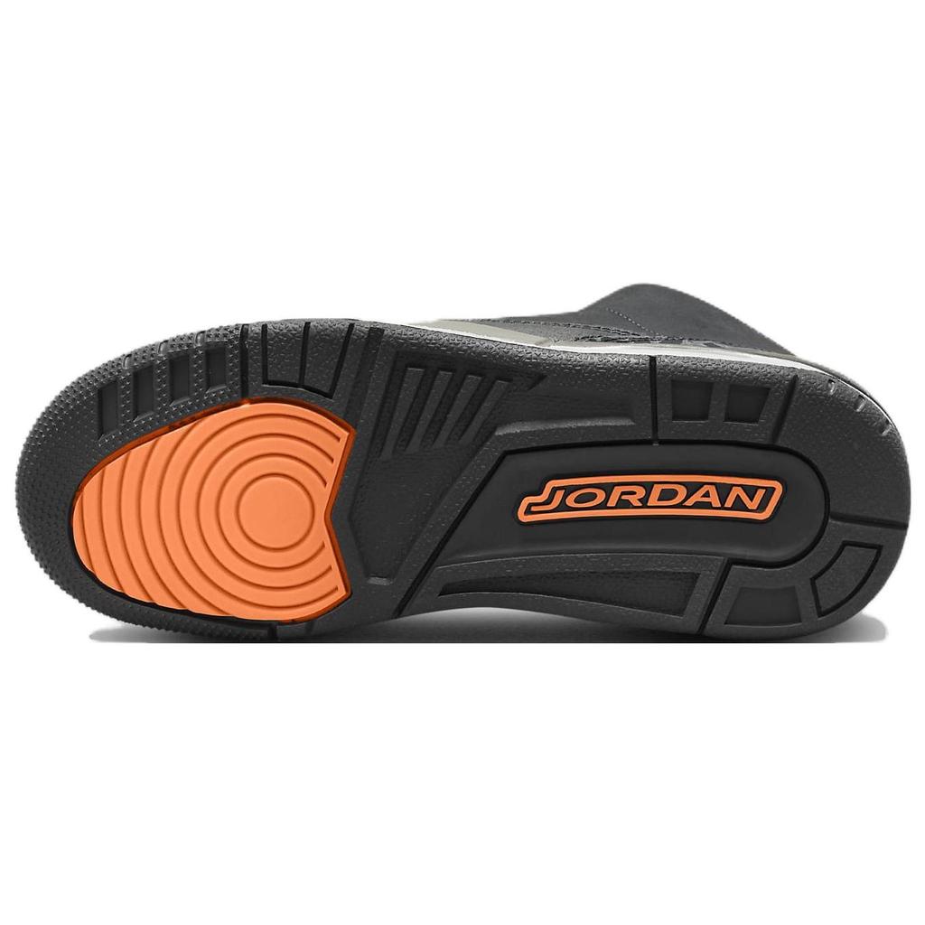 Air Jordan 3 Retro GS Fear 2023 Kids Sneakers Grey Night-Stadium Total-Orange DM0967-080