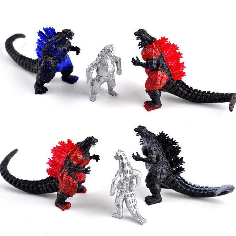 Premium Quality Godzilla Monsters Mechagodzilla Trendmaster Gigan Anguirus Action Toy Figures Set