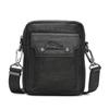 New JAGUAR Cow Leather Crossbody Bag, Shoulder Bag Men's Black JX1230241101